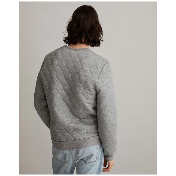 Madewell Quilted Sweatshirt Pullover XL - Picture 3 of 8
